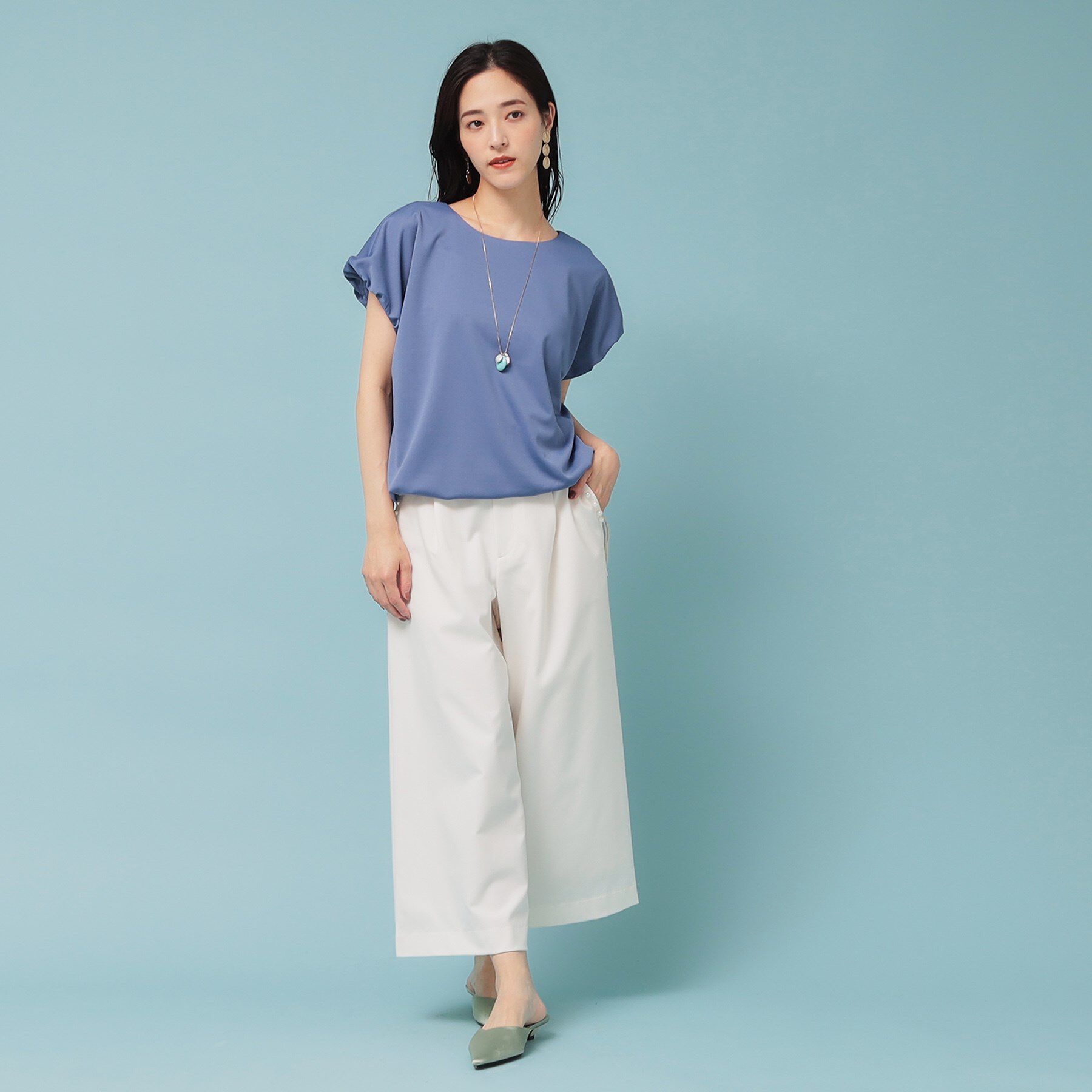 SunaUna「【ウエストゴム】ガウチョパンツ」|その他|