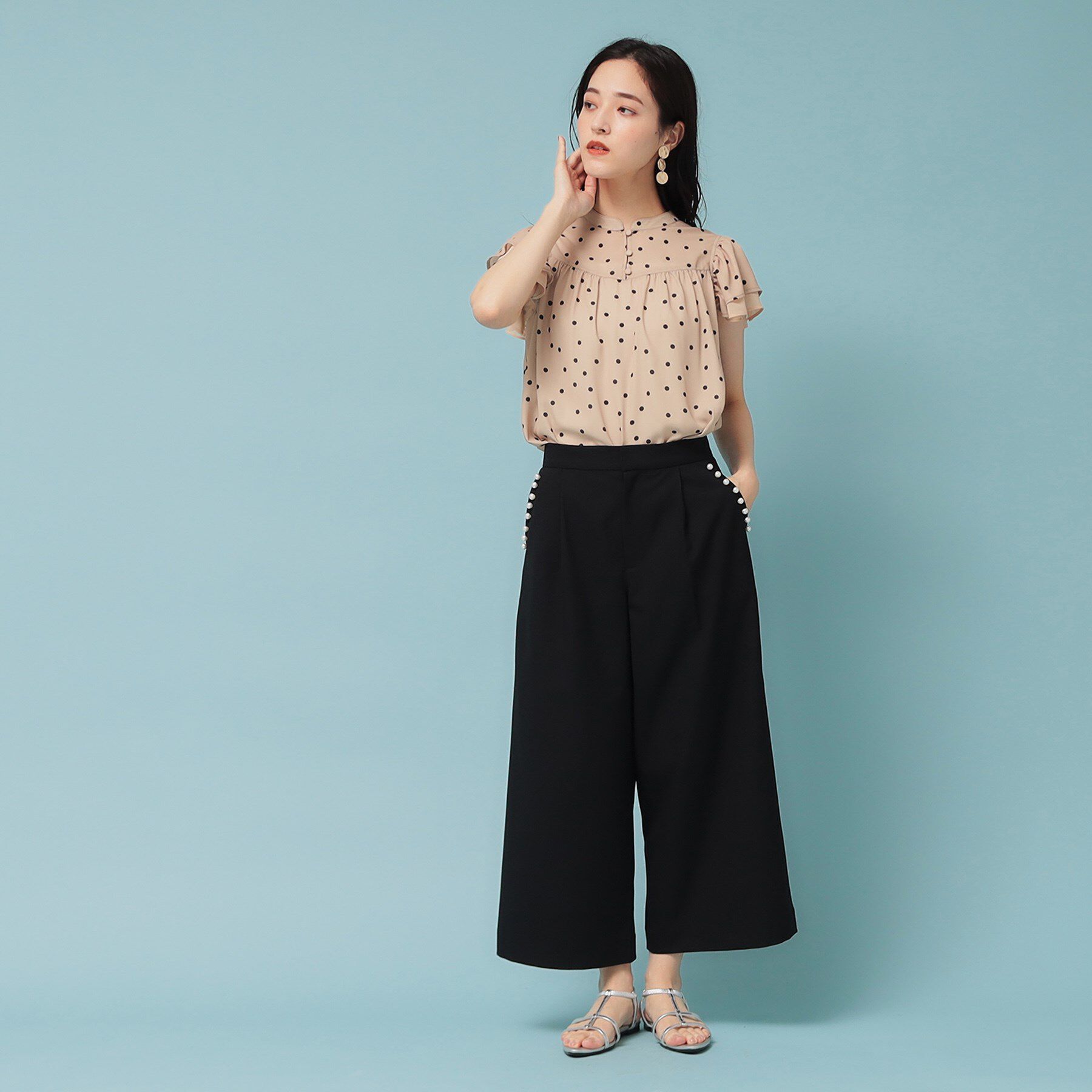 SunaUna「【ウエストゴム】ガウチョパンツ」|その他|