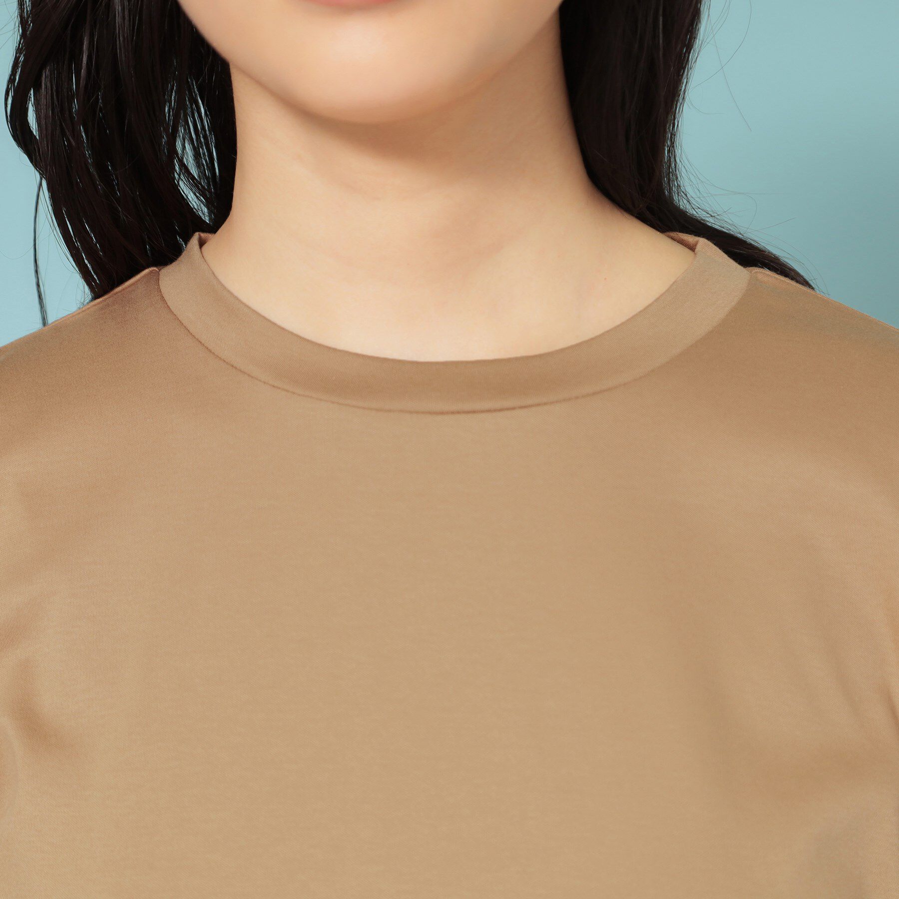 SunaUna「【チュール袖】パフスリーブカットソー」|Tシャツ・カットソー|