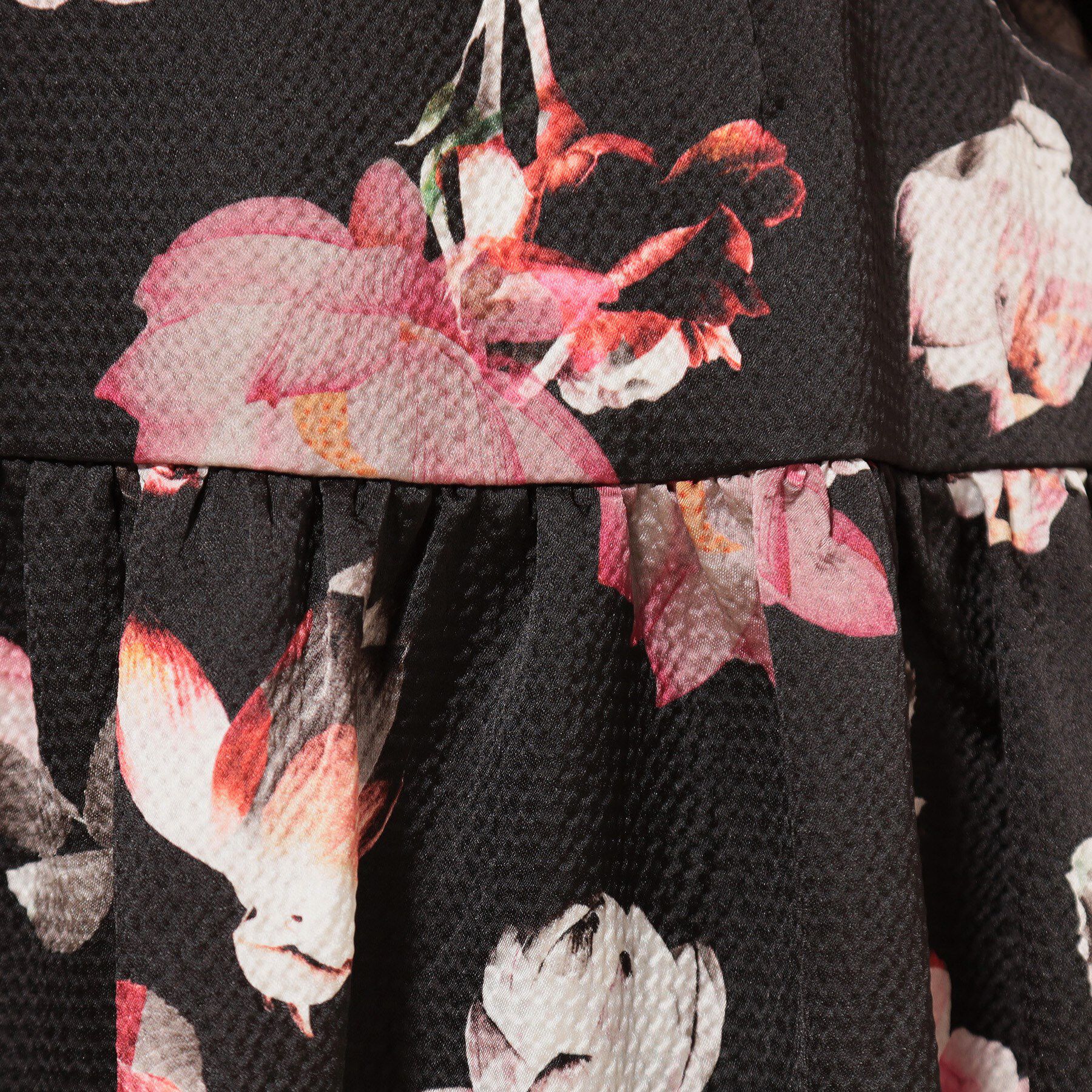 SunaUna「【COLLECTION LINE】花柄タックスカート」|スカート|