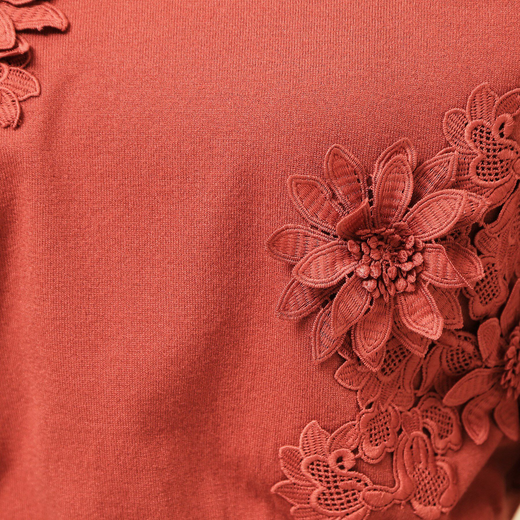 SunaUna「【COLLECTION LINE】レースニット」|ニット・セーター|