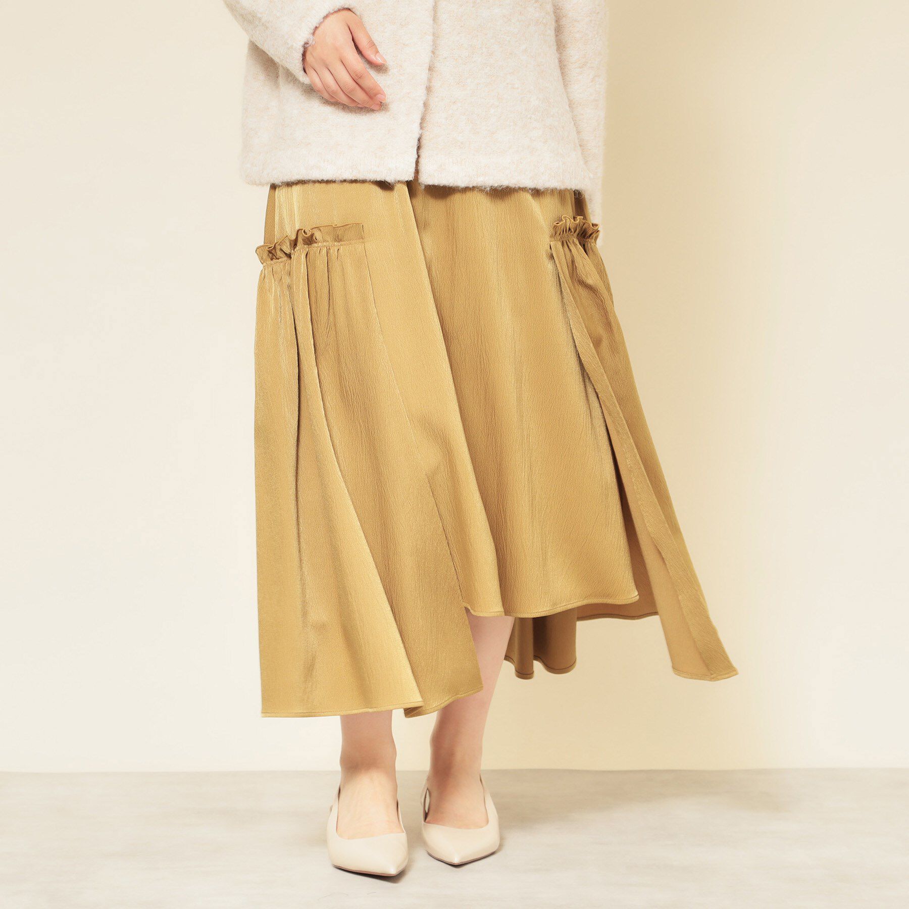 SunaUna「【COLLECTION LINE】アシメフレアスカート」|スカート|