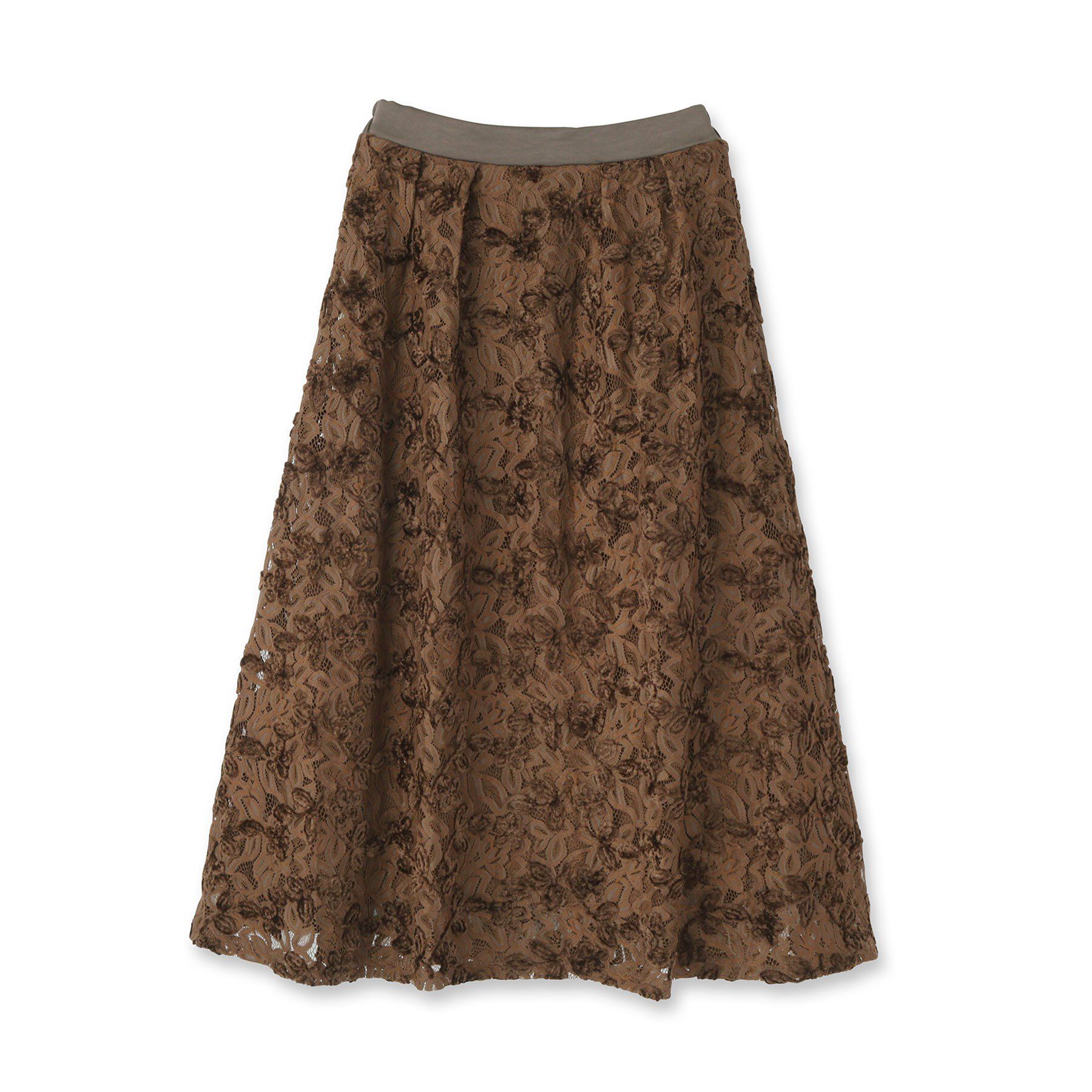 SunaUna「【モールレース／セットアップ可】ふんわりタックスカート」|スカート|