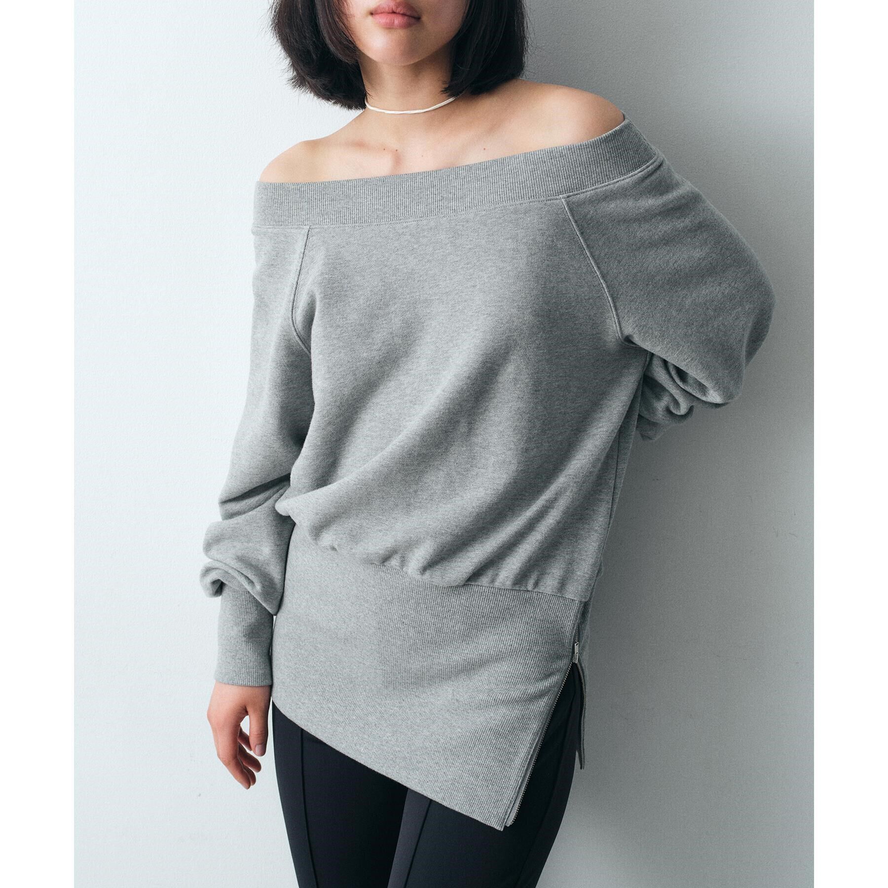 CODE A「【Re】off－shoulder sweat」|パーカー|