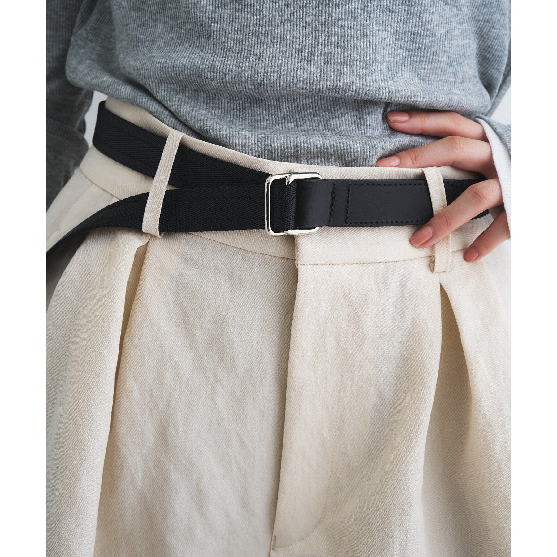 CODE A「Le minor｜CEINTURE5」|ベルト|ブラック(019)