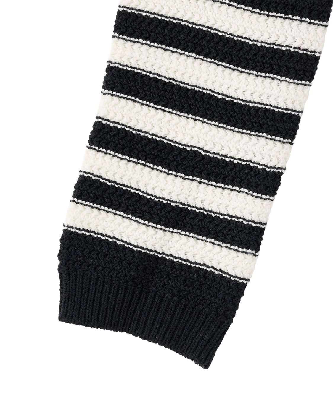 COCO DEAL「柄編みボーダーニットカーディガン」|ニット・セーター|