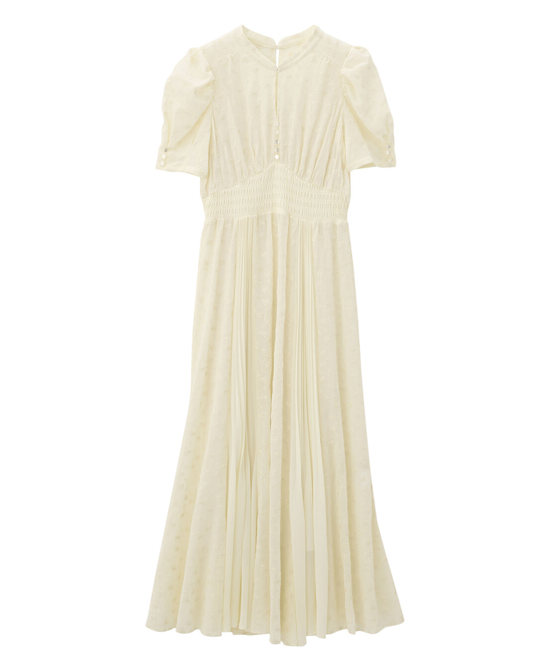 COCO DEAL「フラワー刺繍プリーツ切り替えワンピース」|ワンピース|