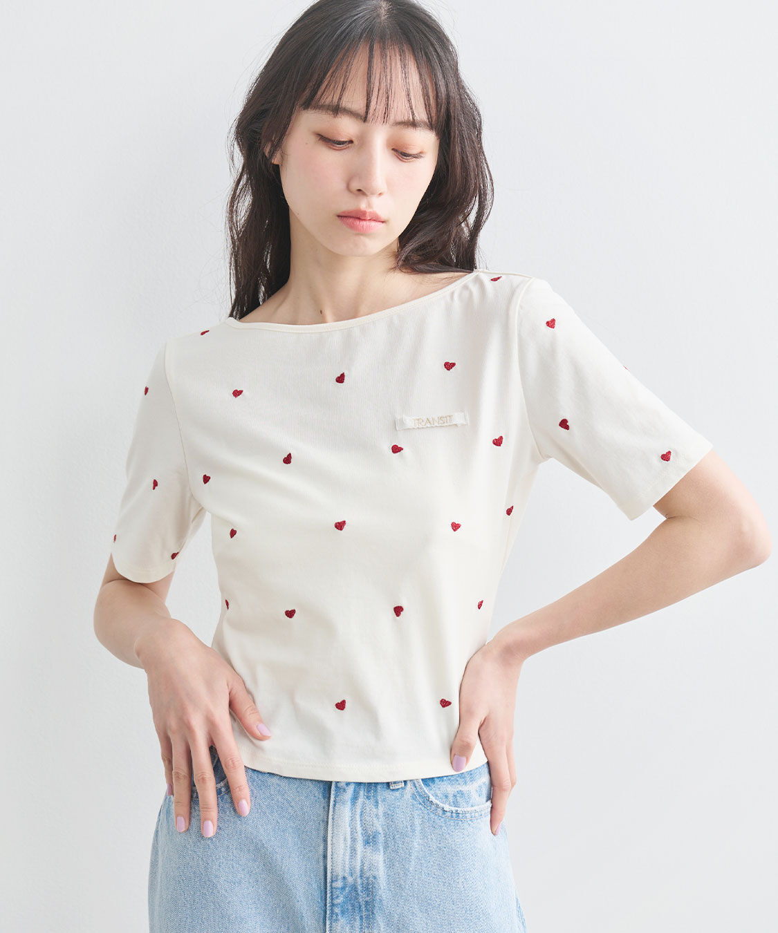 COCO DEAL「エンブロイダリーロゴTシャツ」|Tシャツ・カットソー|