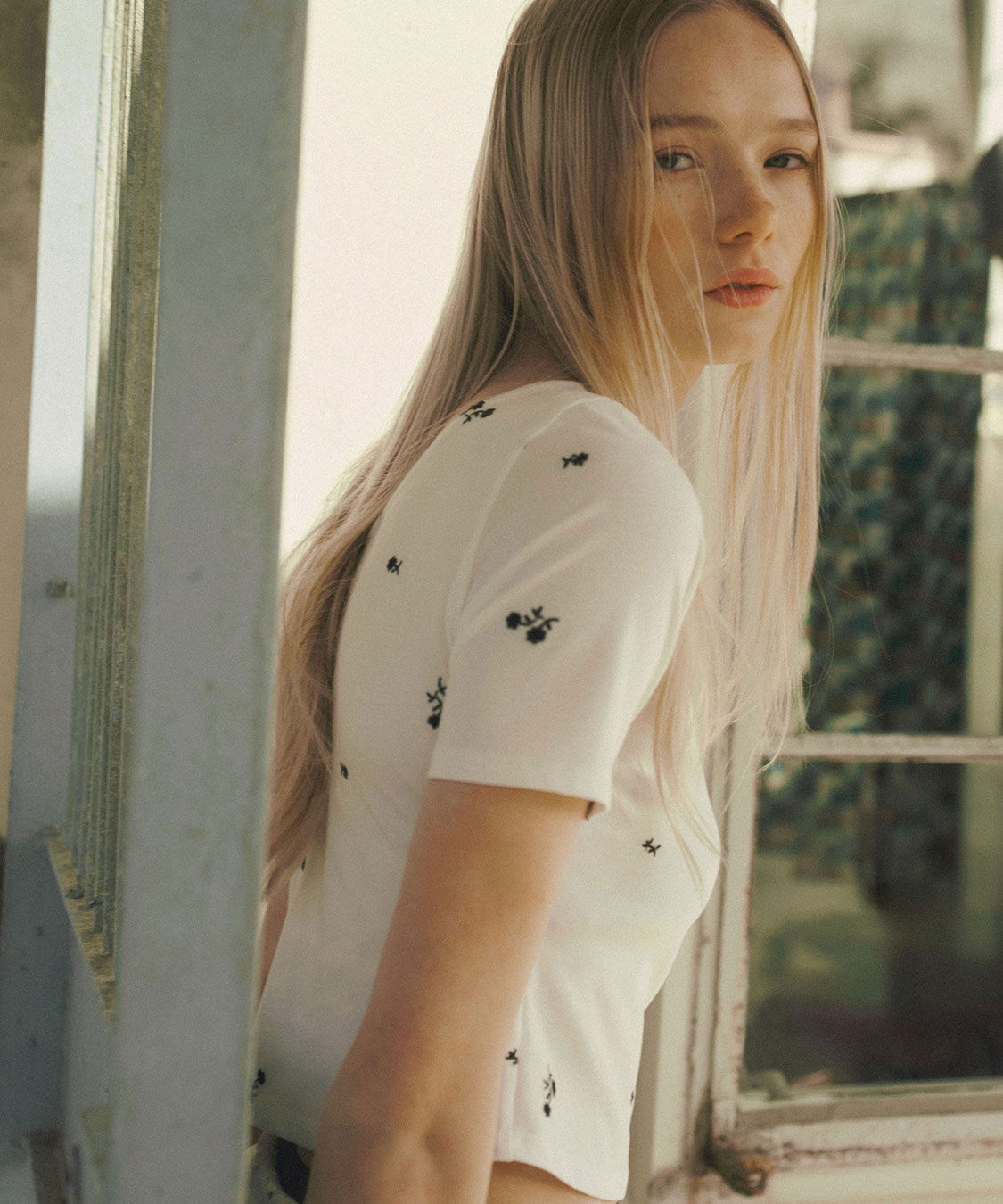 COCO DEAL「エンブロイダリーロゴTシャツ」|Tシャツ・カットソー|