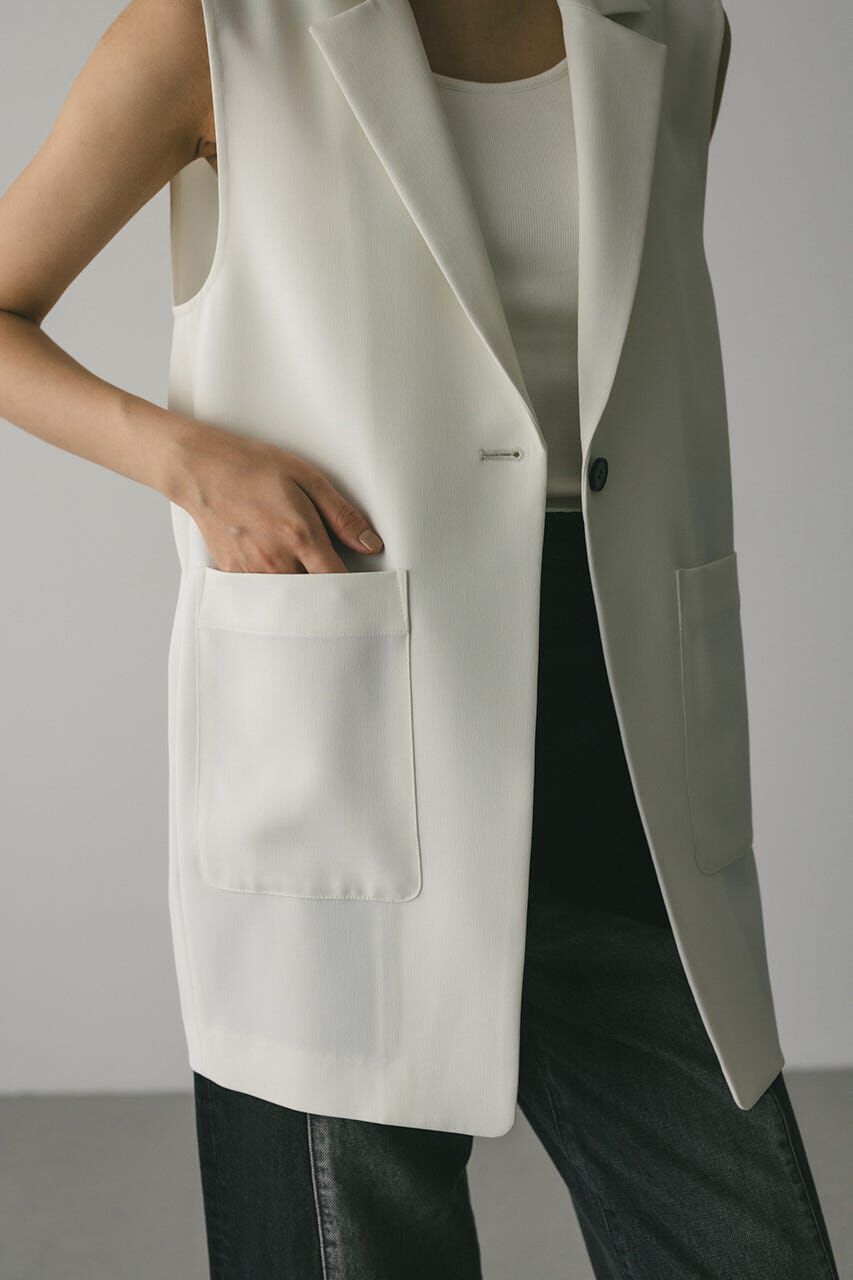 STYLEMIXER「ワンボタンルーズベスト」|ダウンベスト・ベスト|