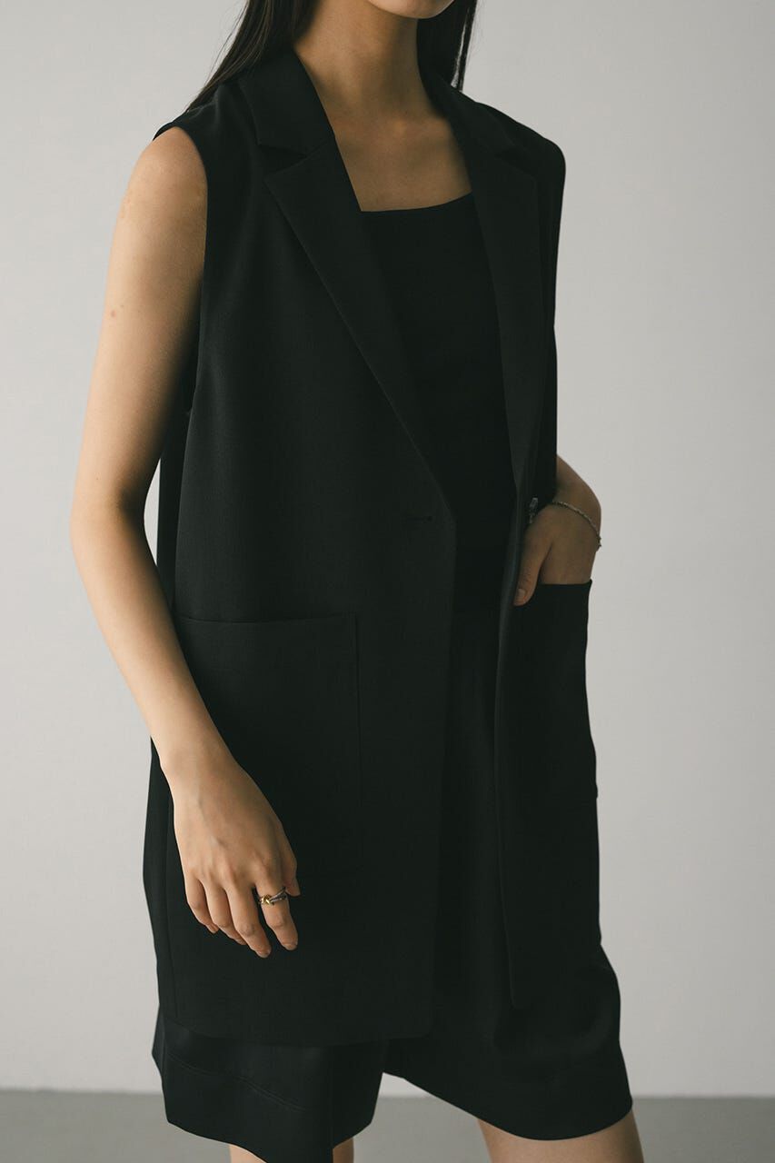 STYLEMIXER「ワンボタンルーズベスト」|ダウンベスト・ベスト|