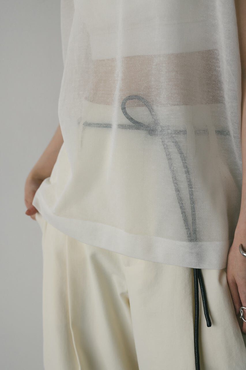 STYLEMIXER「ウォッシャブルリネンニットタンク」|タンクトップ|