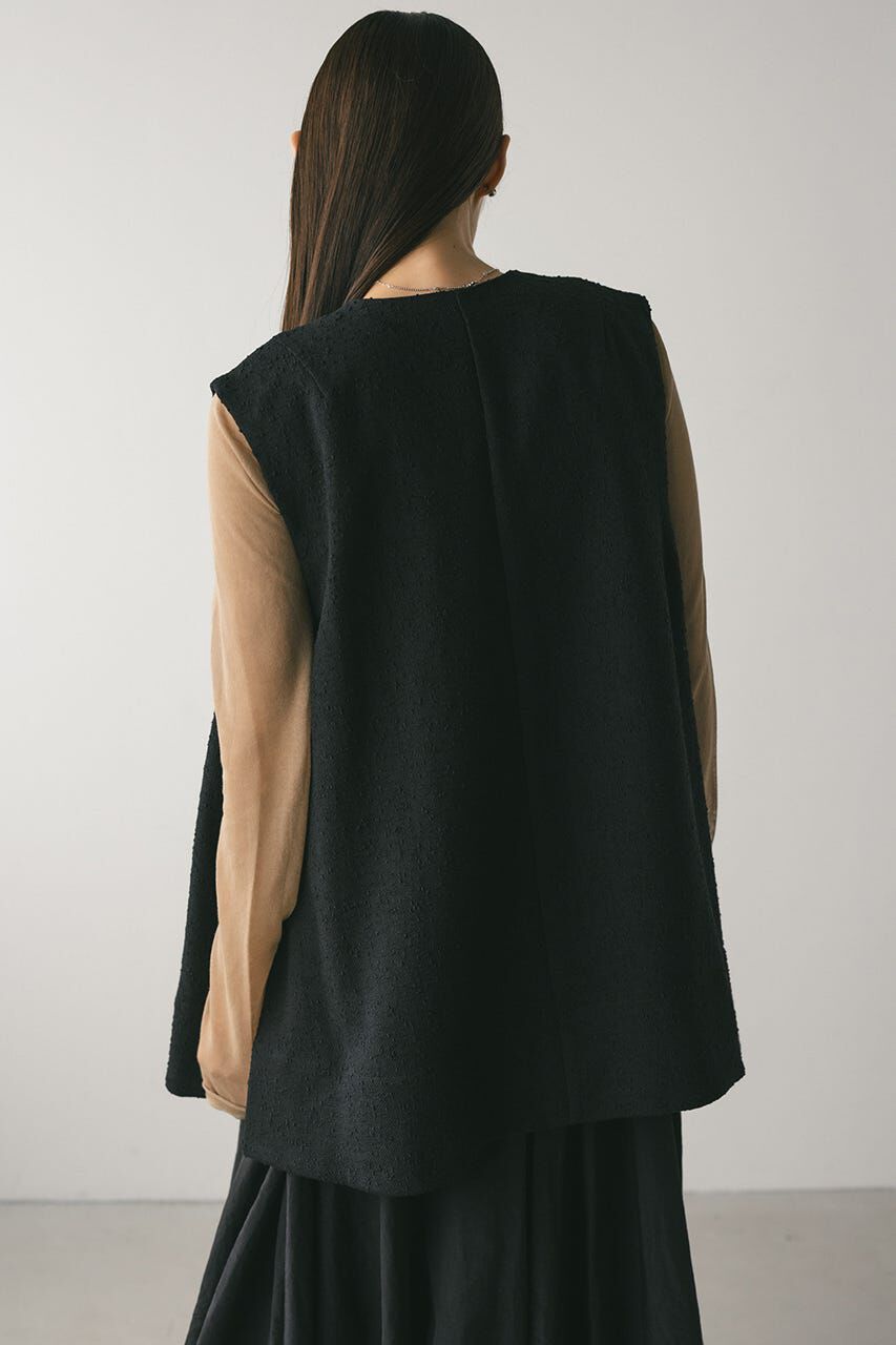 STYLEMIXER「ネップフレアベスト」|ダウンベスト・ベスト|