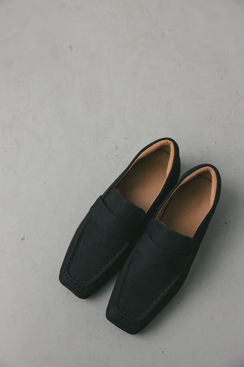 STYLEMIXER「キャンバススクエアローファー」|ローファー|