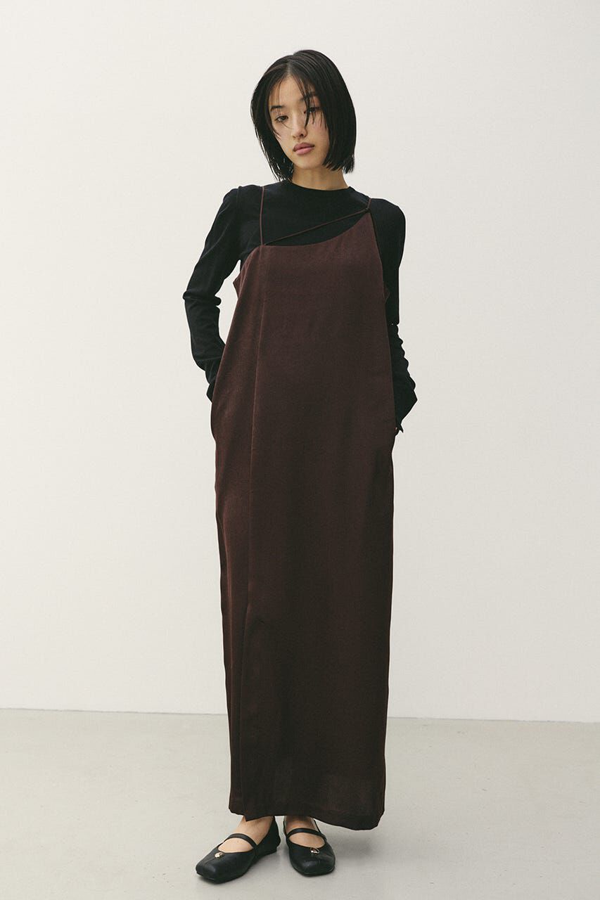 STYLEMIXER「サテンストリングキャミワンピース」|ワンピース|