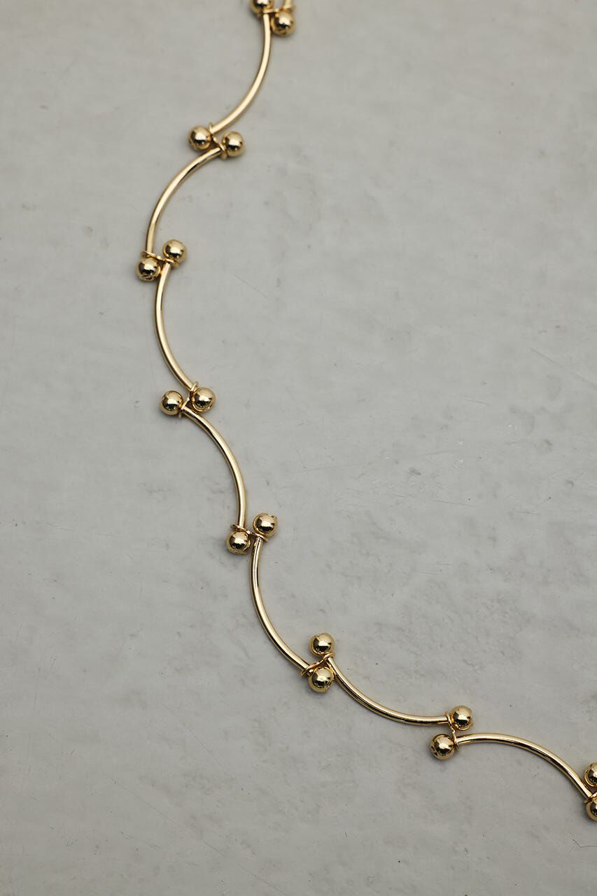 STYLEMIXER「ウェーブデザインチェーンネックレス」|ネックレス|