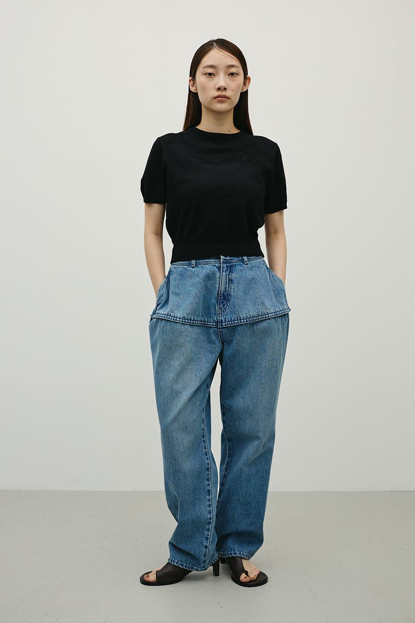 STYLEMIXER「フラワージャガードニット」|ニット・セーター|