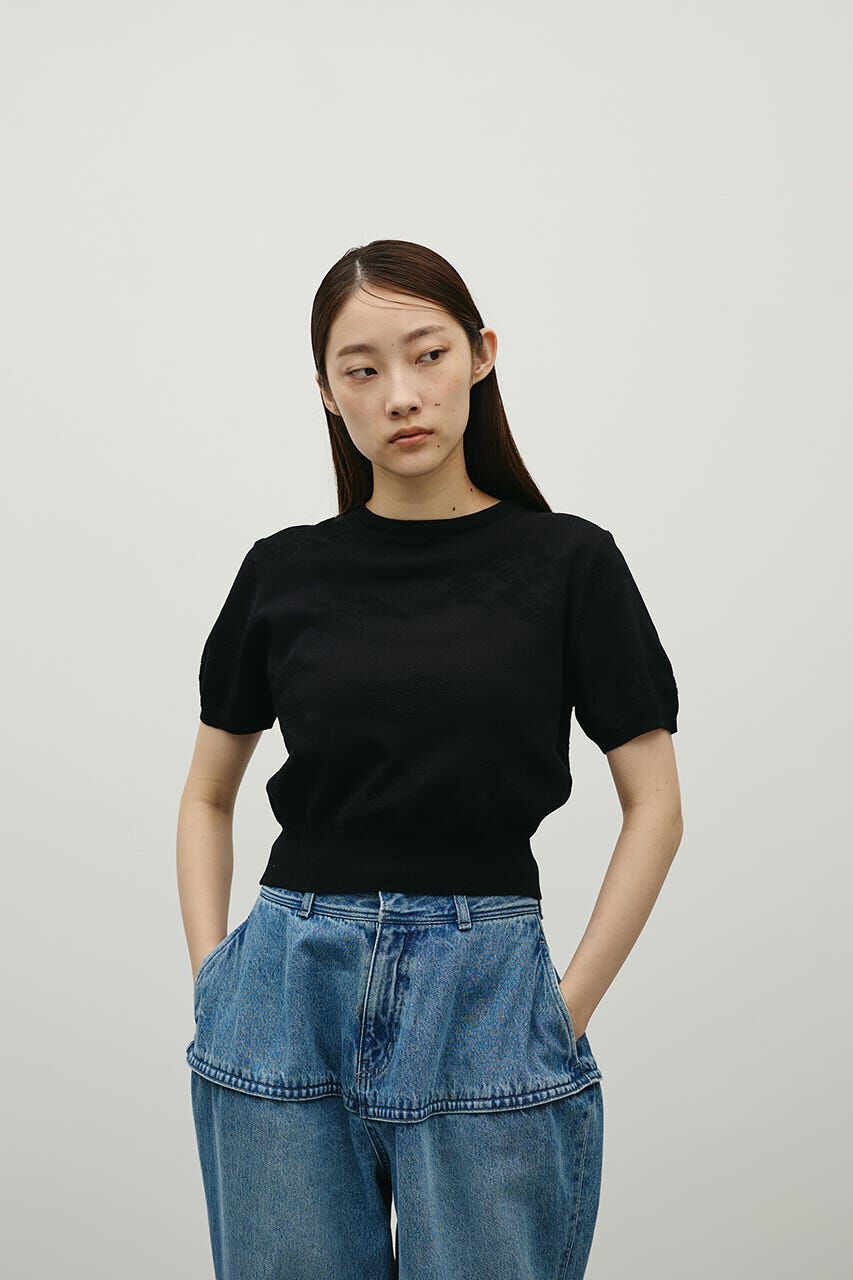 STYLEMIXER「フラワージャガードニット」|ニット・セーター|