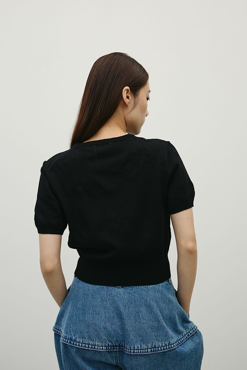 STYLEMIXER「フラワージャガードニット」|ニット・セーター|