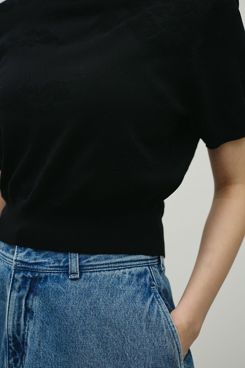 STYLEMIXER「フラワージャガードニット」|ニット・セーター|