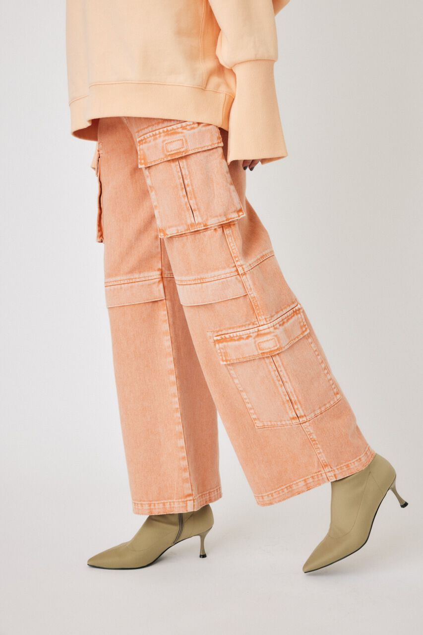 MOUSSY「LOWRISE CARGO STRAIGHT」|デニム|