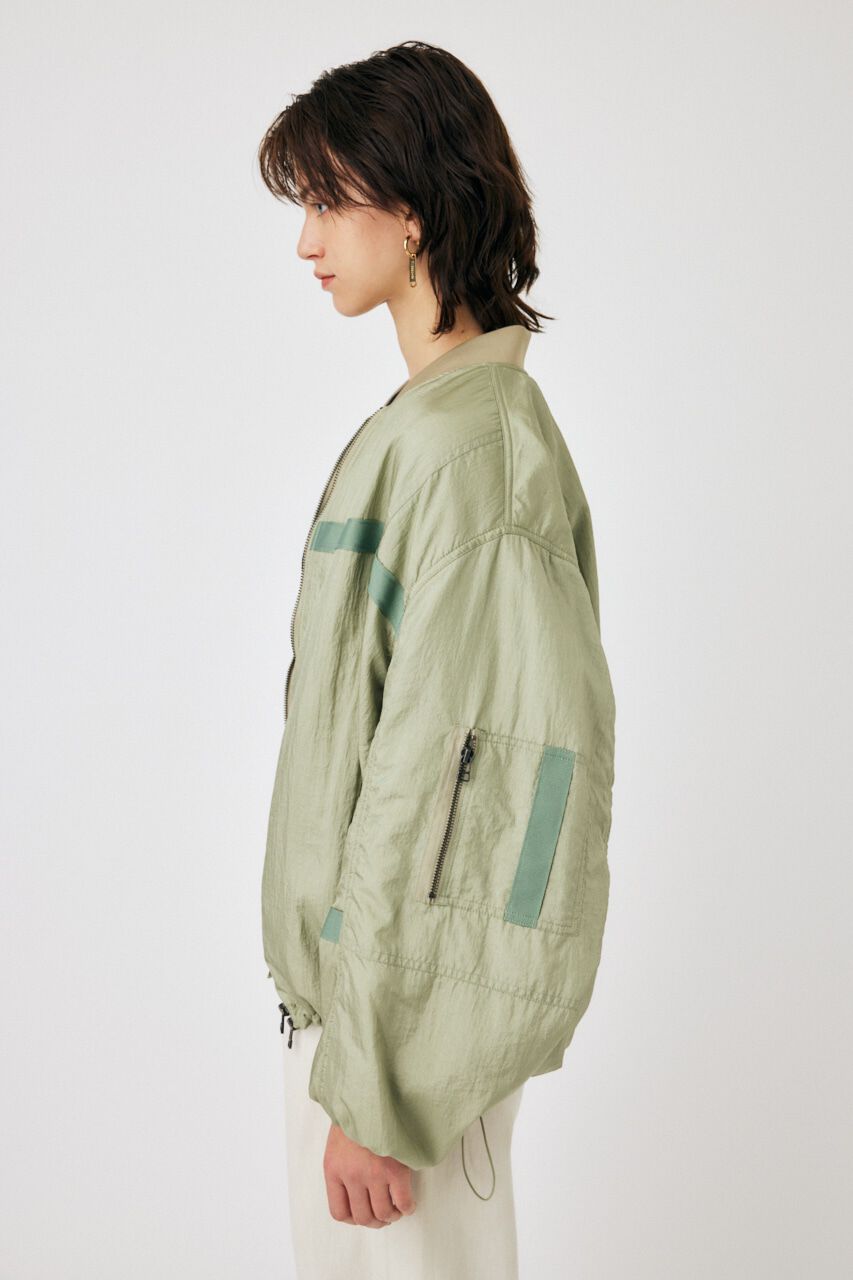 MOUSSY「BOMBER LIGHT ジャケット」|ブルゾン・スタジャン|