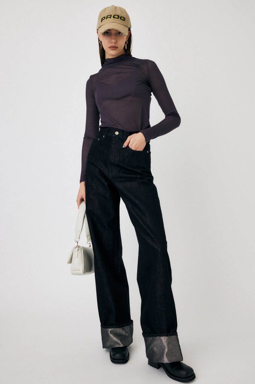 MOUSSY「LOOSE FIT HIGH NECK トップス」|Tシャツ・カットソー|