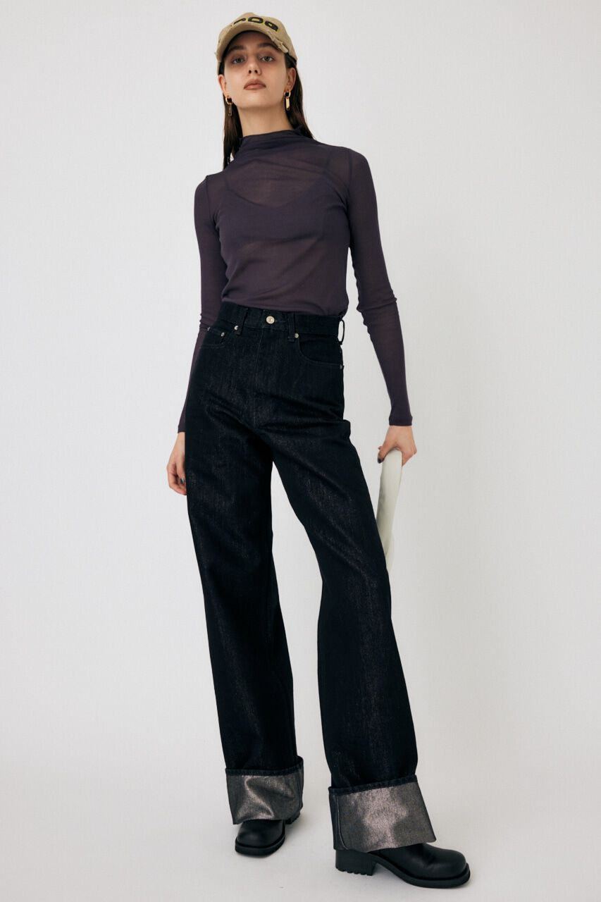 MOUSSY「LOOSE FIT HIGH NECK トップス」|Tシャツ・カットソー|