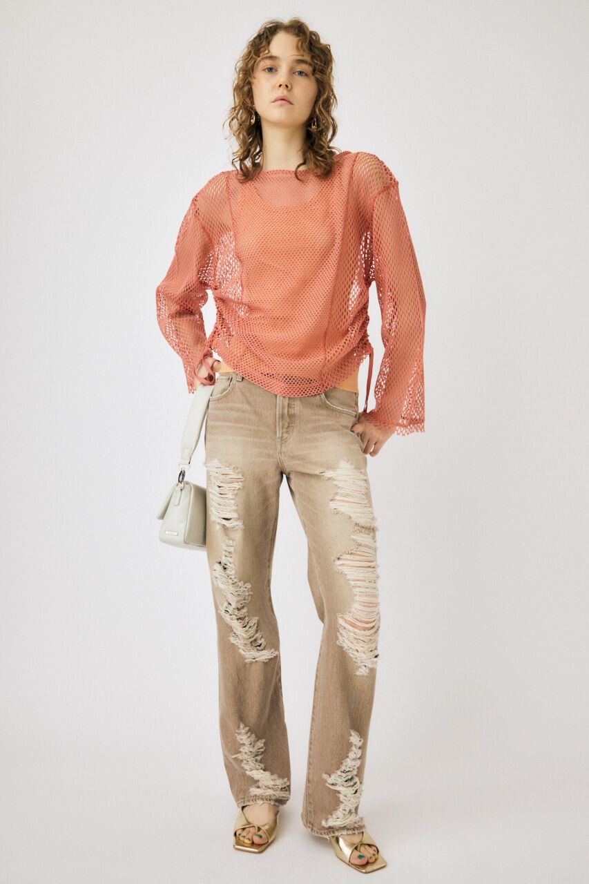 MOUSSY「MESH LS Tシャツ」|Tシャツ・カットソー|