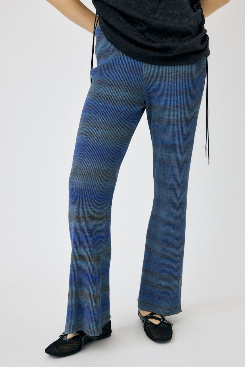 MOUSSY「MULTI BORDER ニットパンツ」|その他|