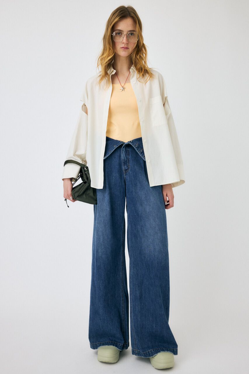 MOUSSY「ARM SLIT OVER シャツ」|シャツ・ブラウス|