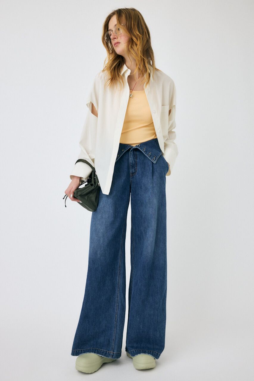 MOUSSY「ARM SLIT OVER シャツ」|シャツ・ブラウス|