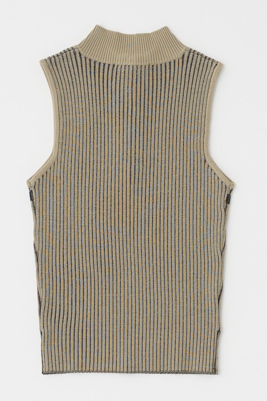 MOUSSY「MOCK NECK ハーフジップトップス」|タンクトップ|