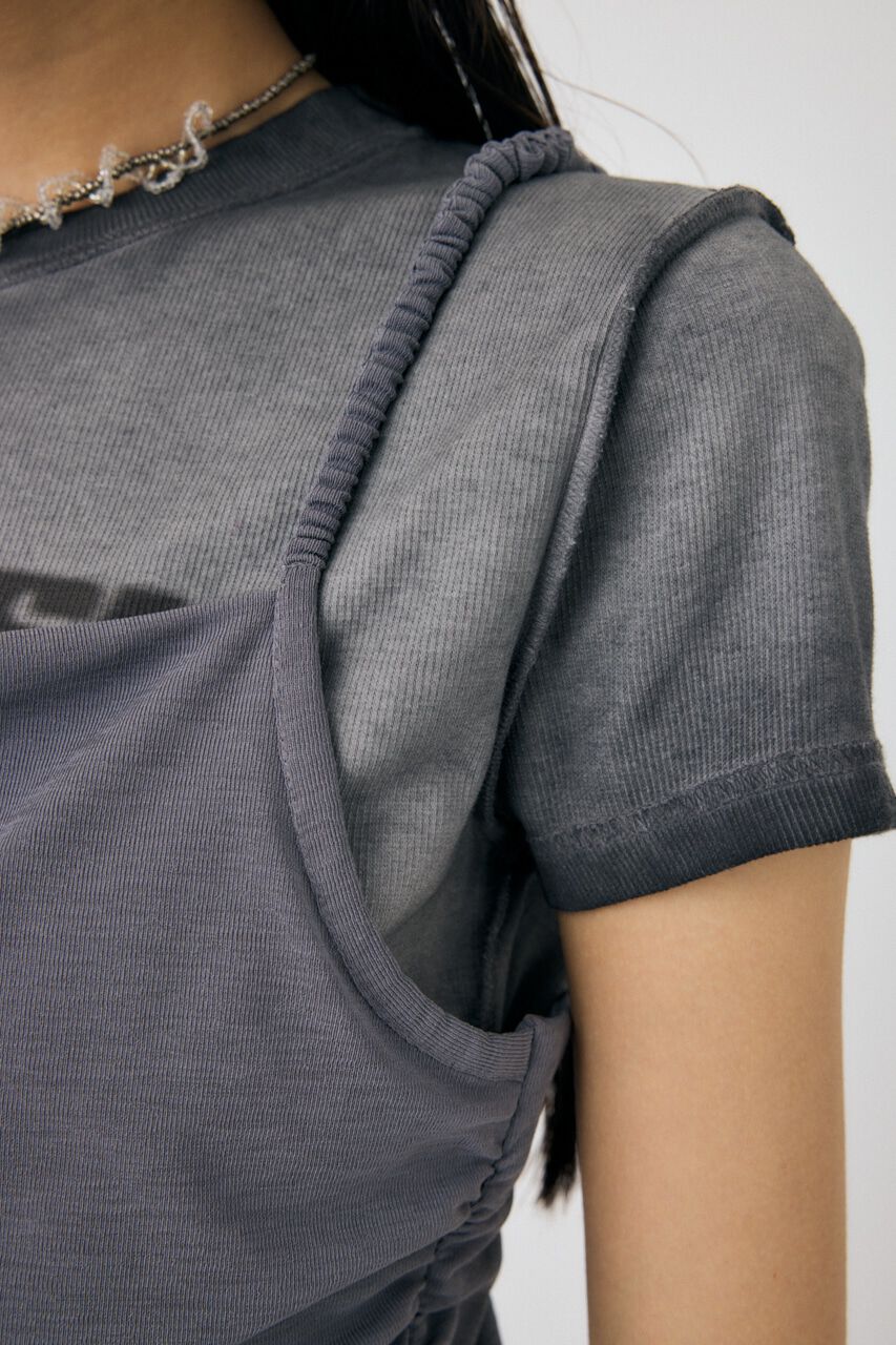 MOUSSY「DRAPE CAMI ドレス」|ワンピース|