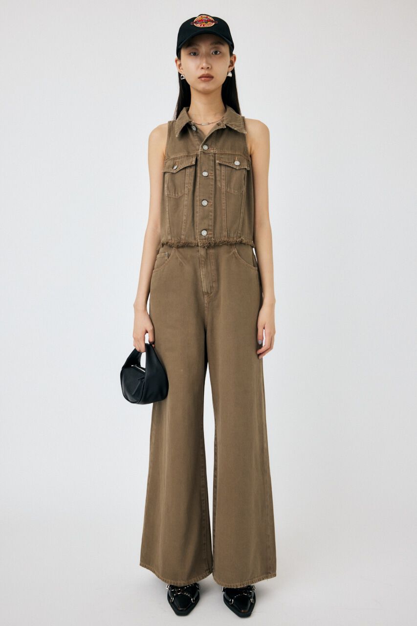 MOUSSY「SLEEVELESS REMAKE ジャンプスーツ」|その他|