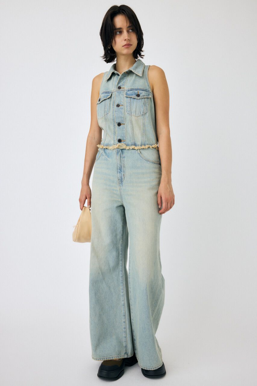MOUSSY「SLEEVELESS REMAKE ジャンプスーツ」|その他|