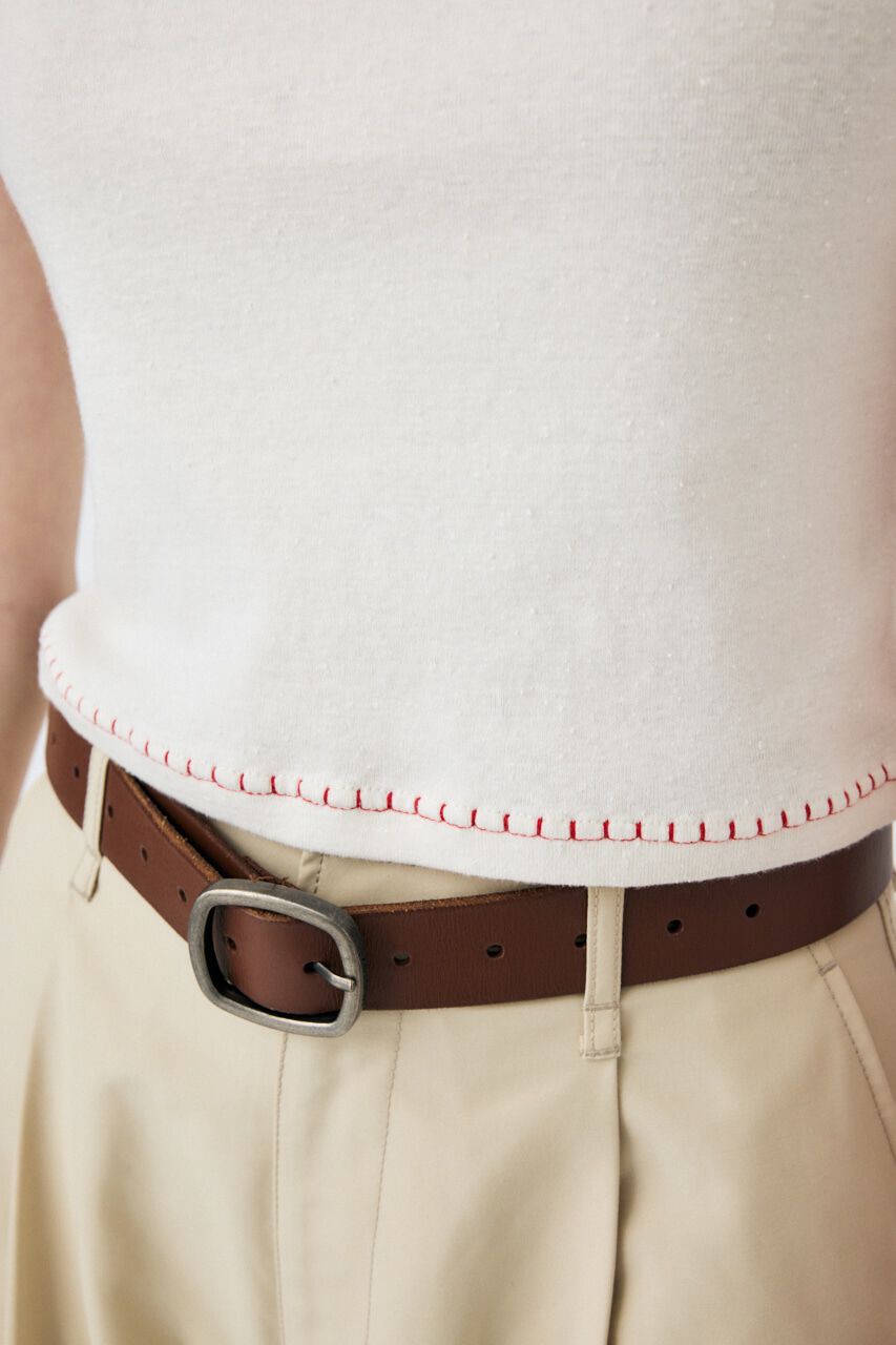 MOUSSY「CONTRAST ステッチ Tシャツ」|Tシャツ・カットソー|