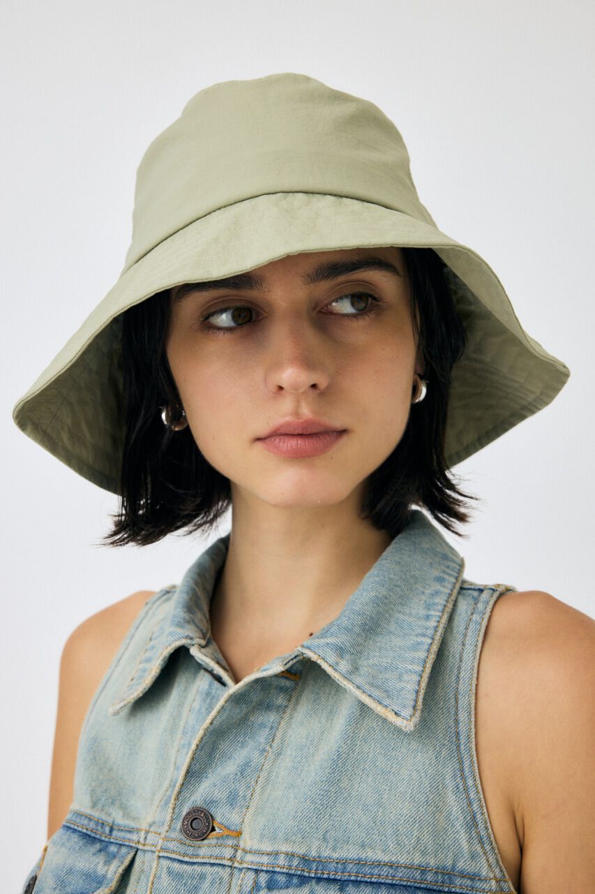 MOUSSY「NYLON バケットハット」|その他|L/KHA1