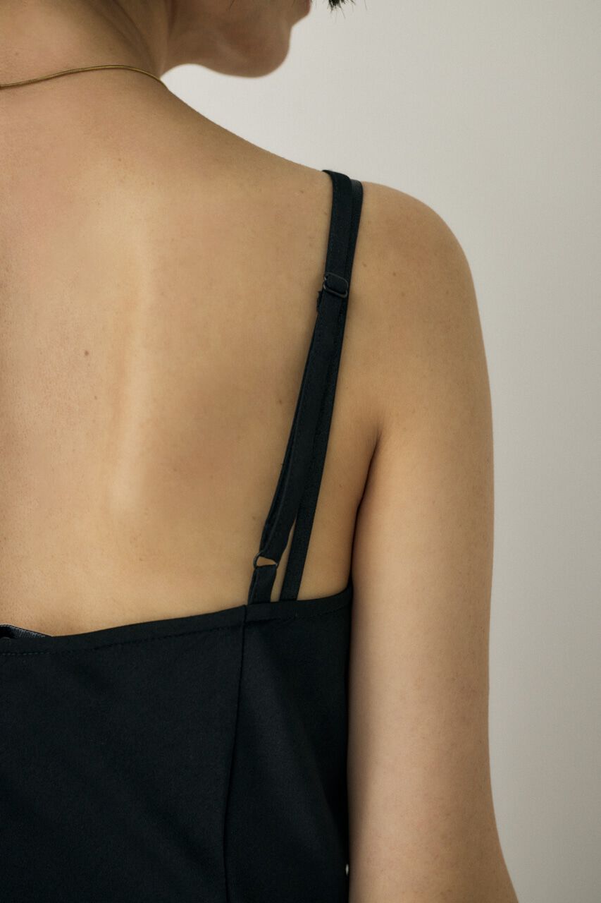 MOUSSY「サテンキャミソール　リサイクルポリエステル&times;レーヨン素材」|キャミソール|