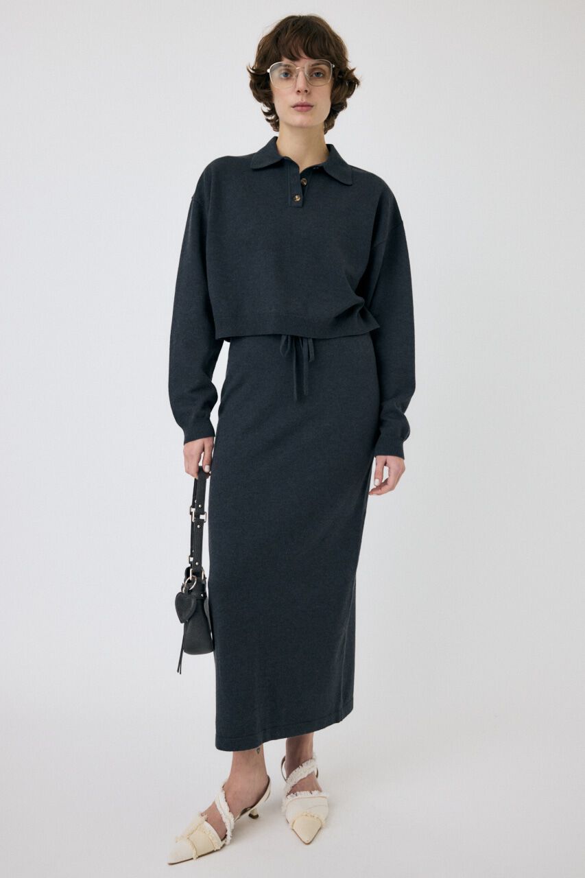 MOUSSY「PENCIL ニットスカート」|スカート|C.GRY