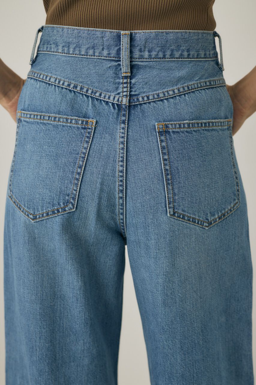 MOUSSY「ルーズストレートデニムパンツ　オーガニックコットン使用」|デニム|