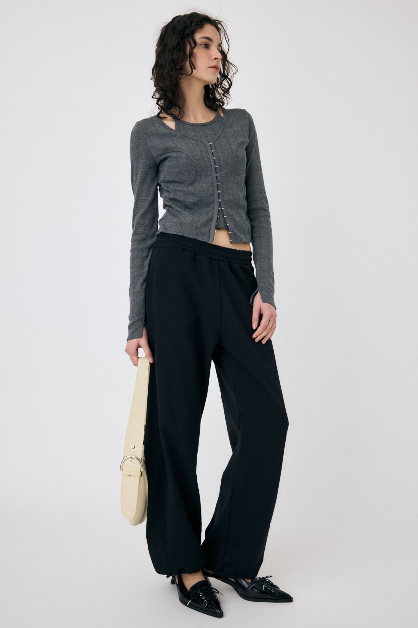 MOUSSY「LAYERED 2WAY カーディガン」|Tシャツ・カットソー|