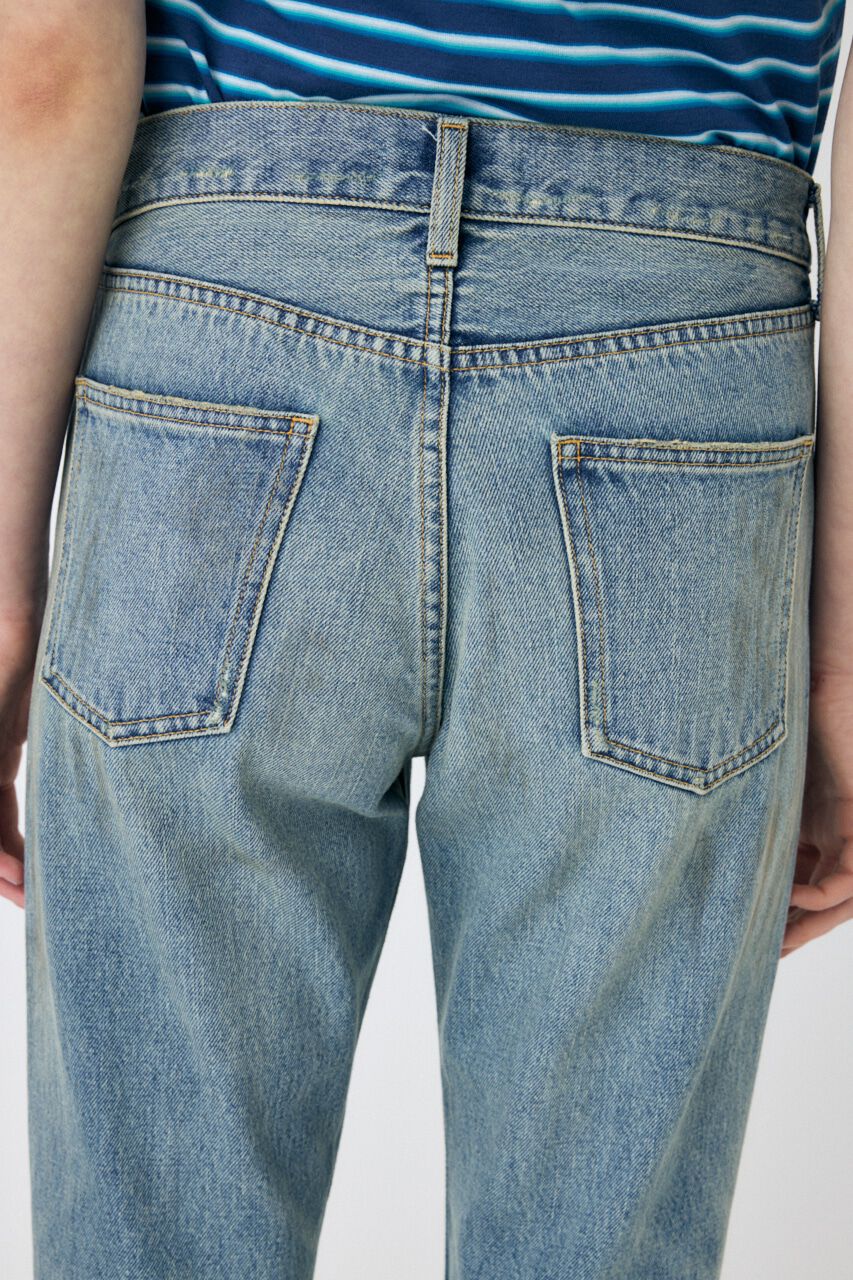MOUSSY「BRUSHED STRAIGHT フレアデニム」|デニム|