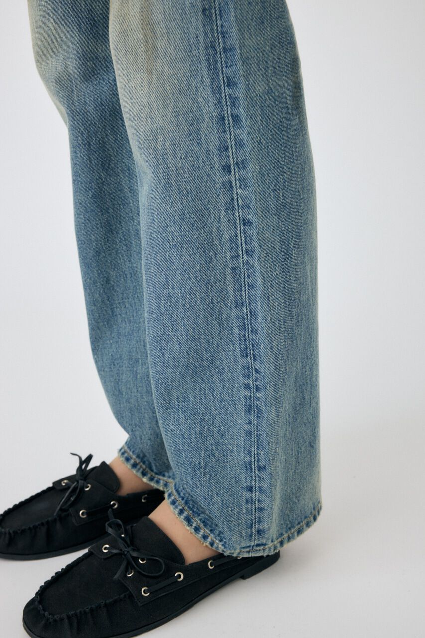 MOUSSY「BRUSHED STRAIGHT フレアデニム」|デニム|