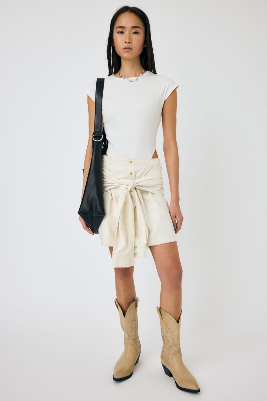 MOUSSY「BASIC RIB ボディスーツ」|Tシャツ・カットソー|