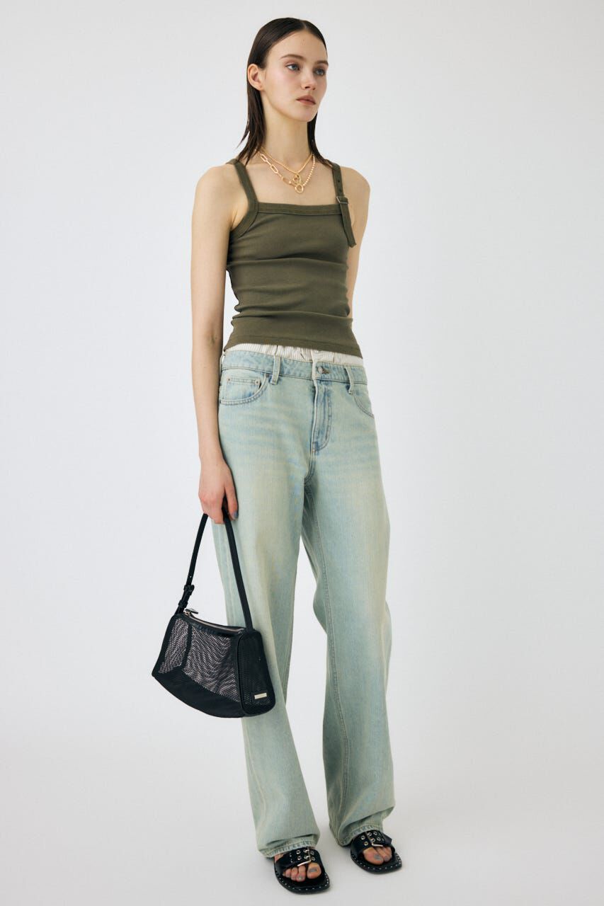 MOUSSY「FADED BELT タンク」|タンクトップ|