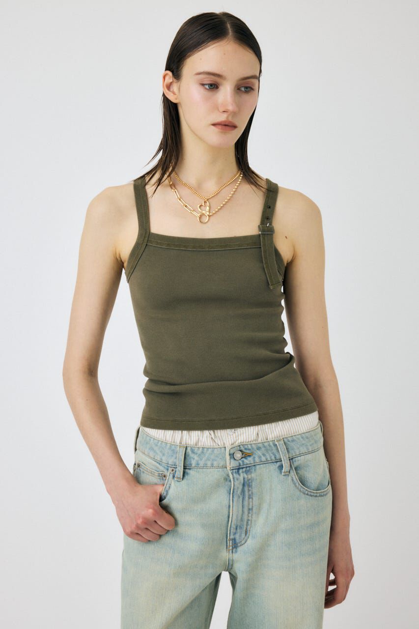 MOUSSY「FADED BELT タンク」|タンクトップ|