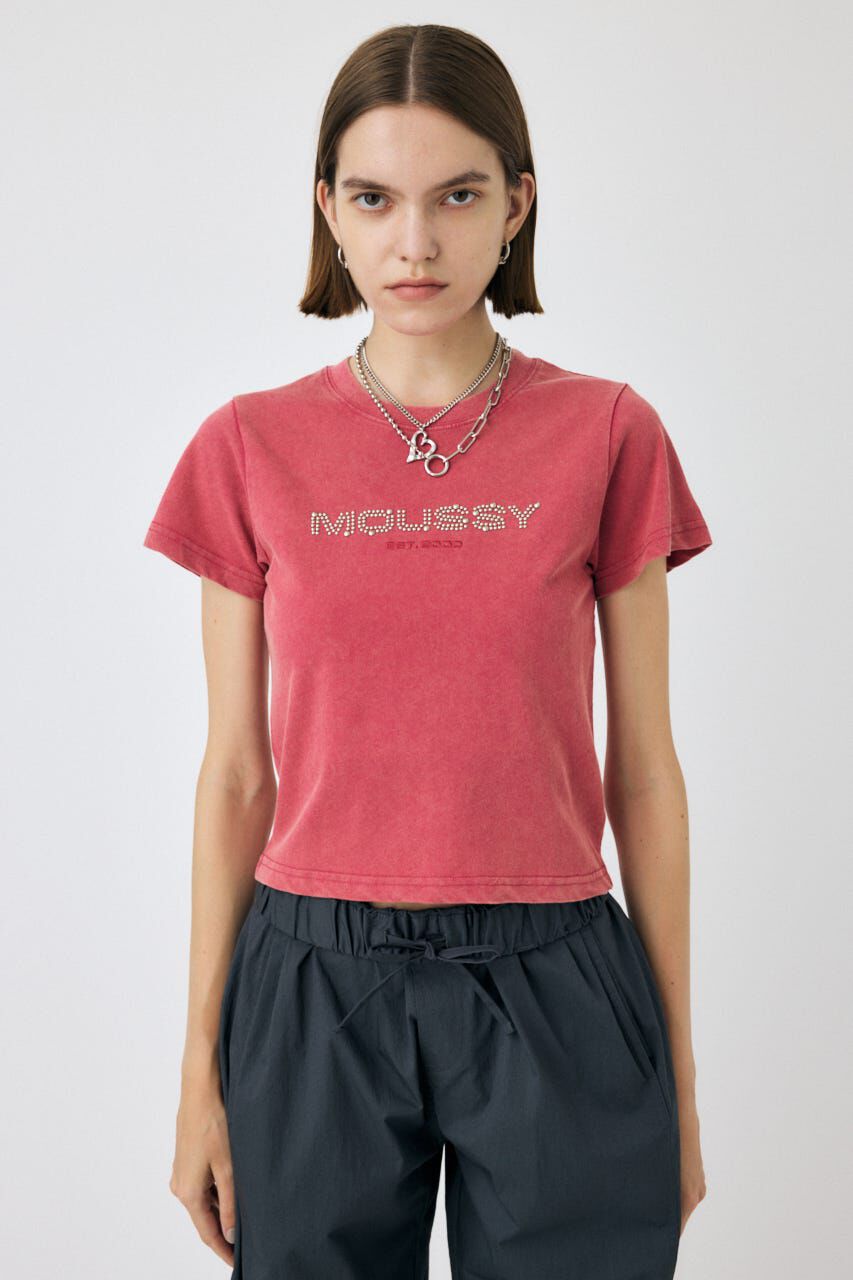 MOUSSY「LITTLE POPS ロゴ TEE」|Tシャツ・カットソー|