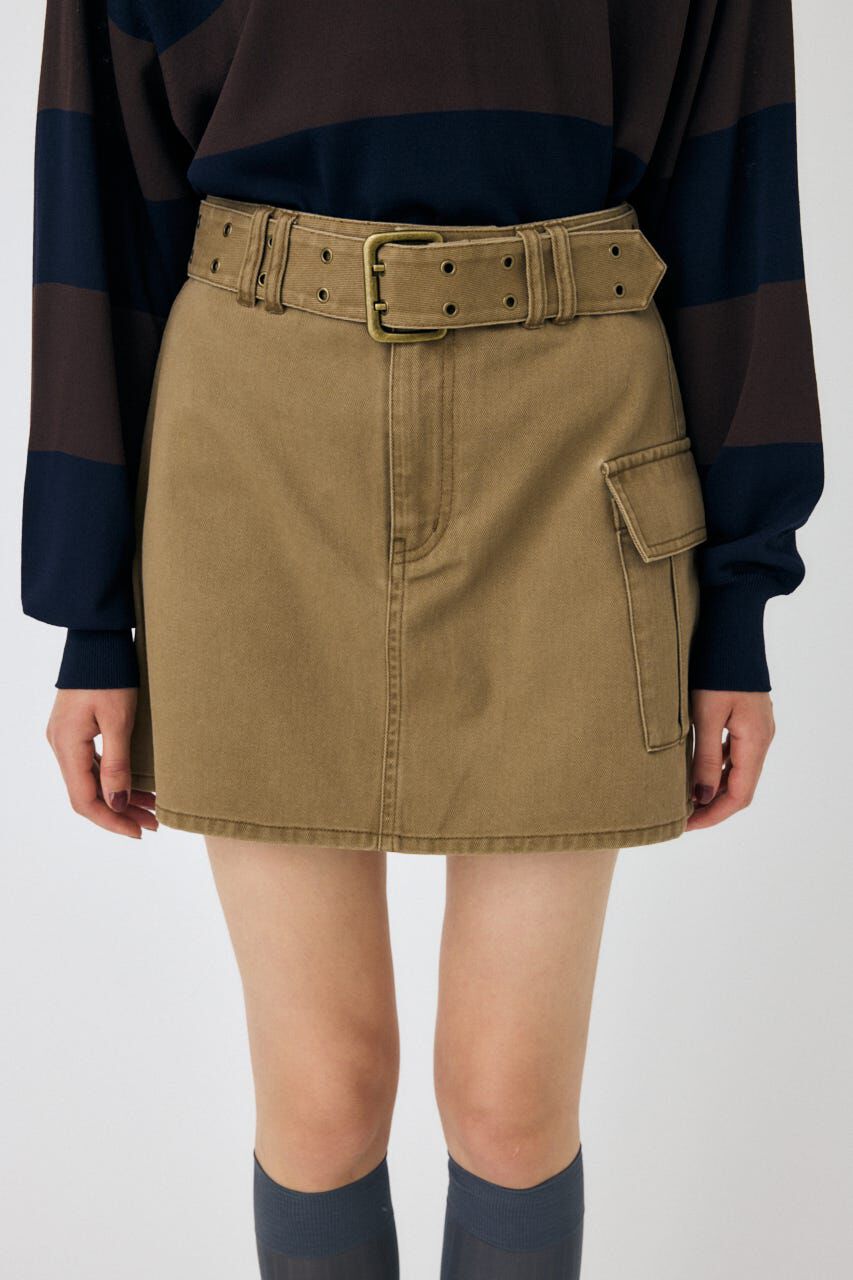MOUSSY「BELT MINI スカート」|スカート|