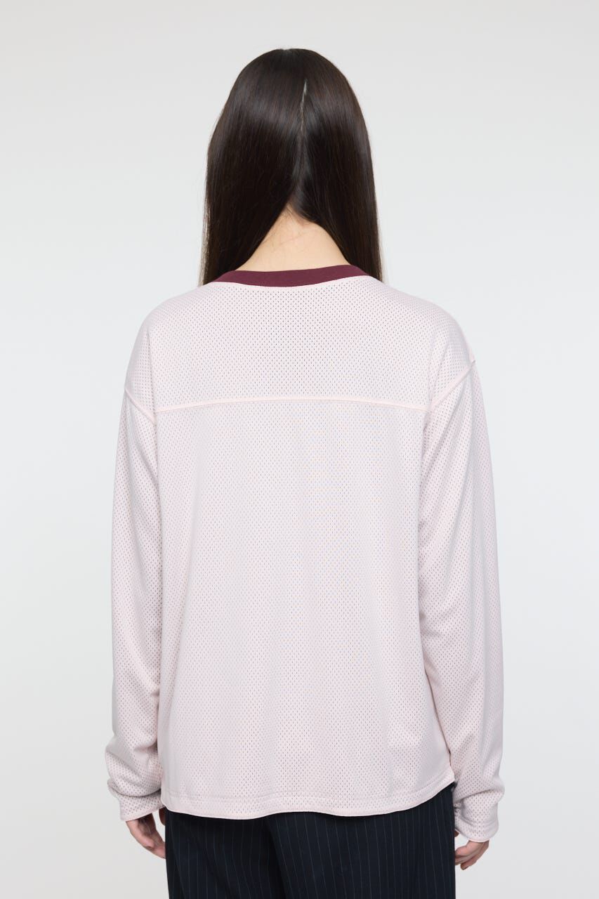 MOUSSY「REVERSIBLE MESH L/S TSJ」|Tシャツ・カットソー|